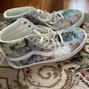 Vans high top tapestry size 10